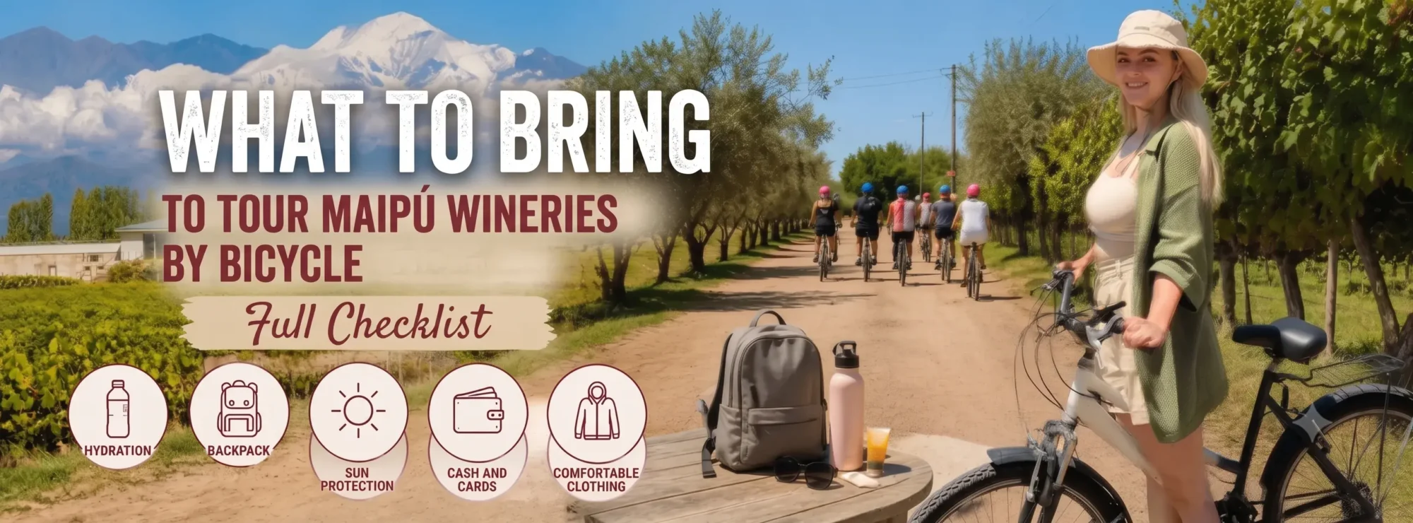 What to Bring for Your Maipú Wine Route Bike Tour