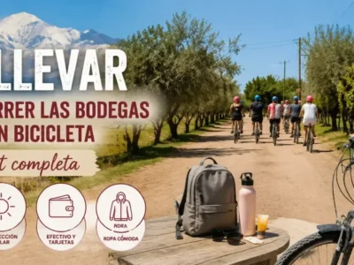 Cheklist que llevar para recorrer las bodegas en bicicleta en Maipú
