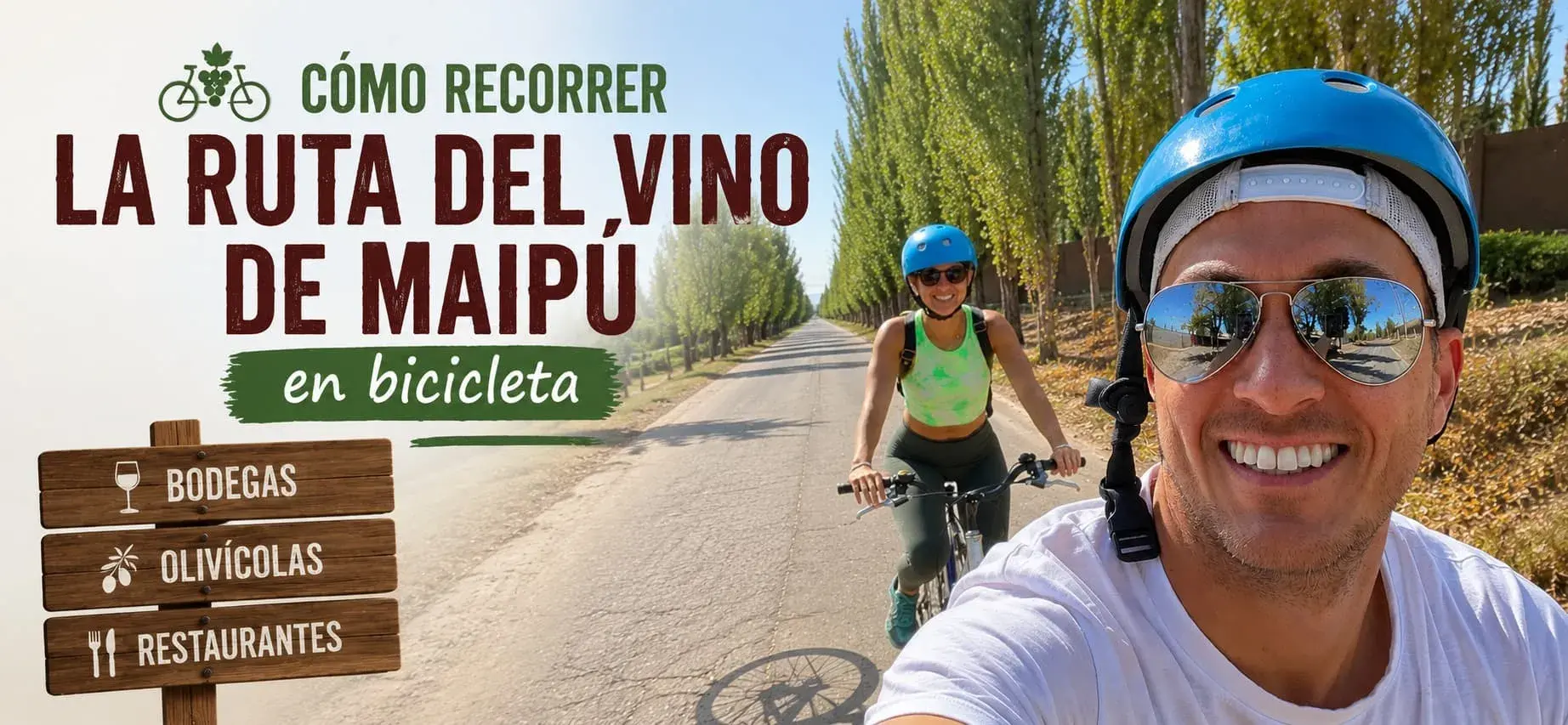 Cómo recorrer la Ruta del Vino de Maipú en bicicleta