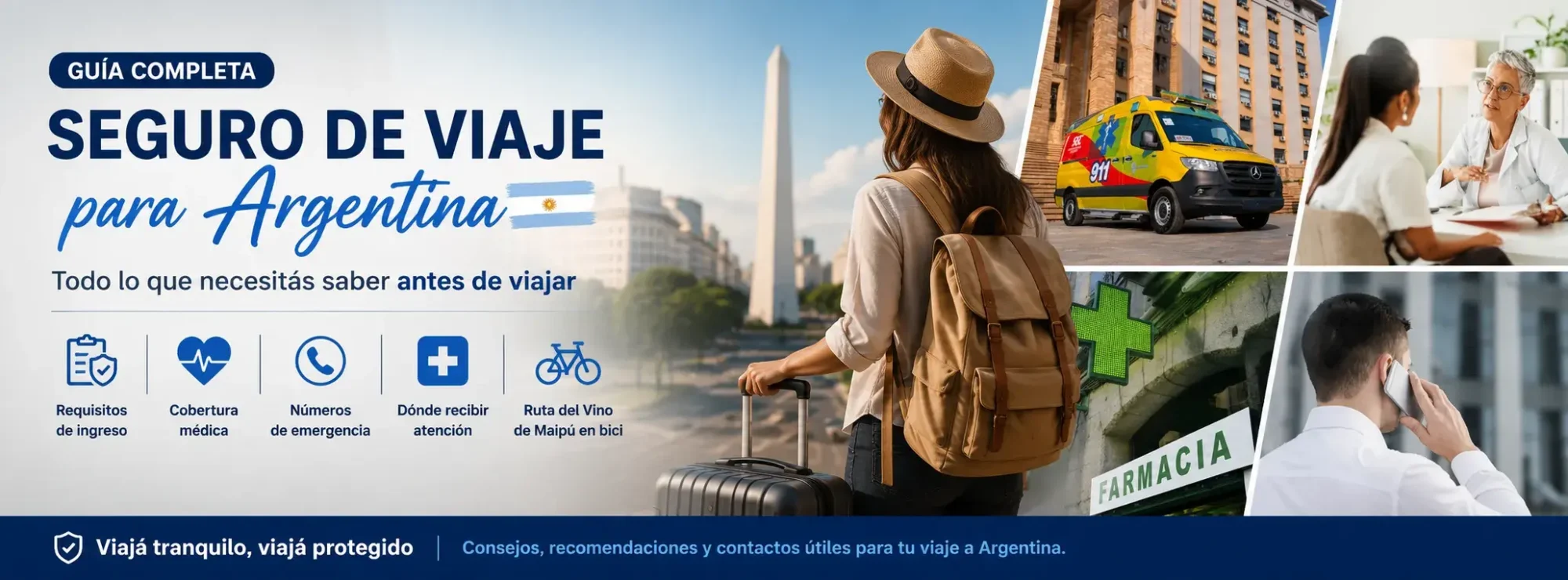 Seguro de viaje para Argentina