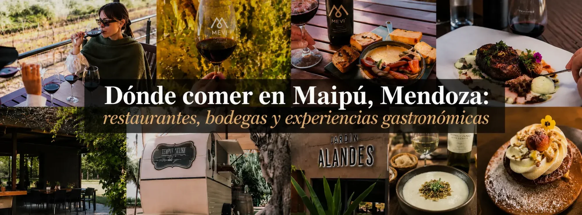 Dónde comer en Maipú Mendoza: restaurantes y bodegas
