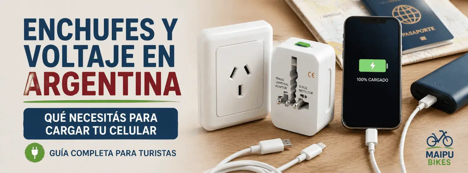 Enchufes y voltaje en Argentina