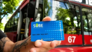 SUBE-Karte zur Bezahlung im öffentlichen Nahverkehr von Mendoza